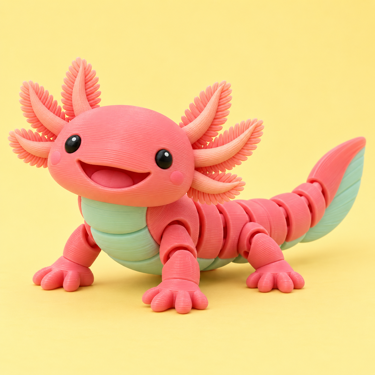 Example illustration of Happy Axolotl